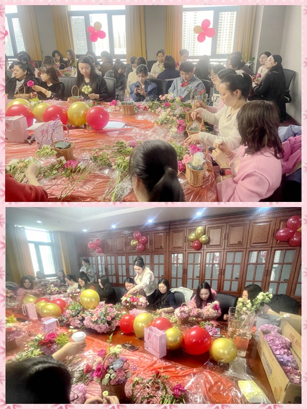 【公司新闻】“浓情花意，，，，，，，醉美公家”花艺沙龙活动