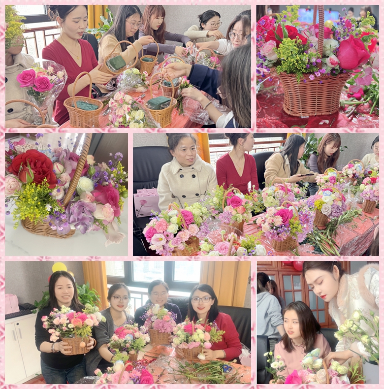 【公司新闻】“浓情花意，，，，，，，醉美公家”花艺沙龙活动